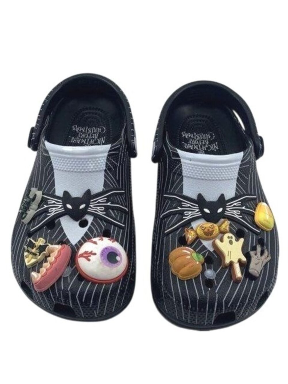 Disney X Crocs Nightmare Before Christmas Jack Skellington Clogs With Halloween